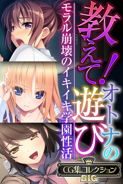 【単行本】教えて！オトナの遊び 〜モラル崩壊のイキイキ学園性活〜【CG集コレクションBIG】❤大人のSEXY絵本