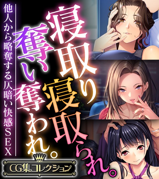 【単行本】寝取り寝取られ。奪い奪われ。〜他人から略奪する仄暗い快感SEX〜【CG集コレクション】❤大人のSEXY絵本
