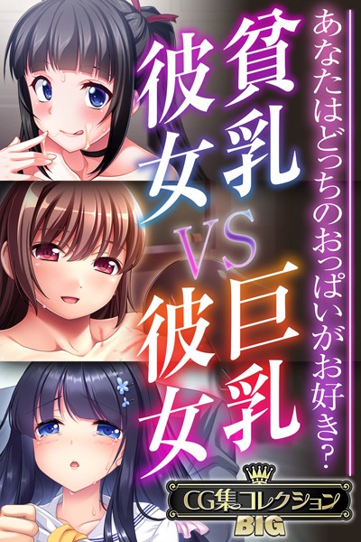 【単行本】貧乳彼女 VS 巨乳彼女〜あなたはどっちのおっぱいがお好き？〜【CG集コレクションBIG】❤大人のSEXY絵本