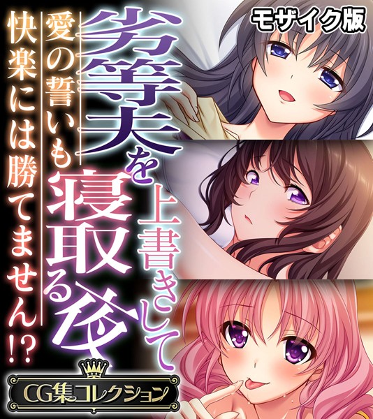 【単行本】劣等夫を上書きして寝取る夜 〜愛の誓いも快楽には勝てません！？〜【CG集コレクション】 モザイク版❤大人のSEXY絵本